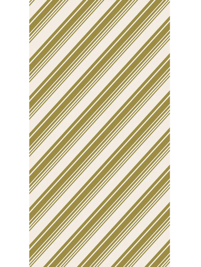 NAPKIN GUEST GOLD PEPPERMINT PK16 #77444