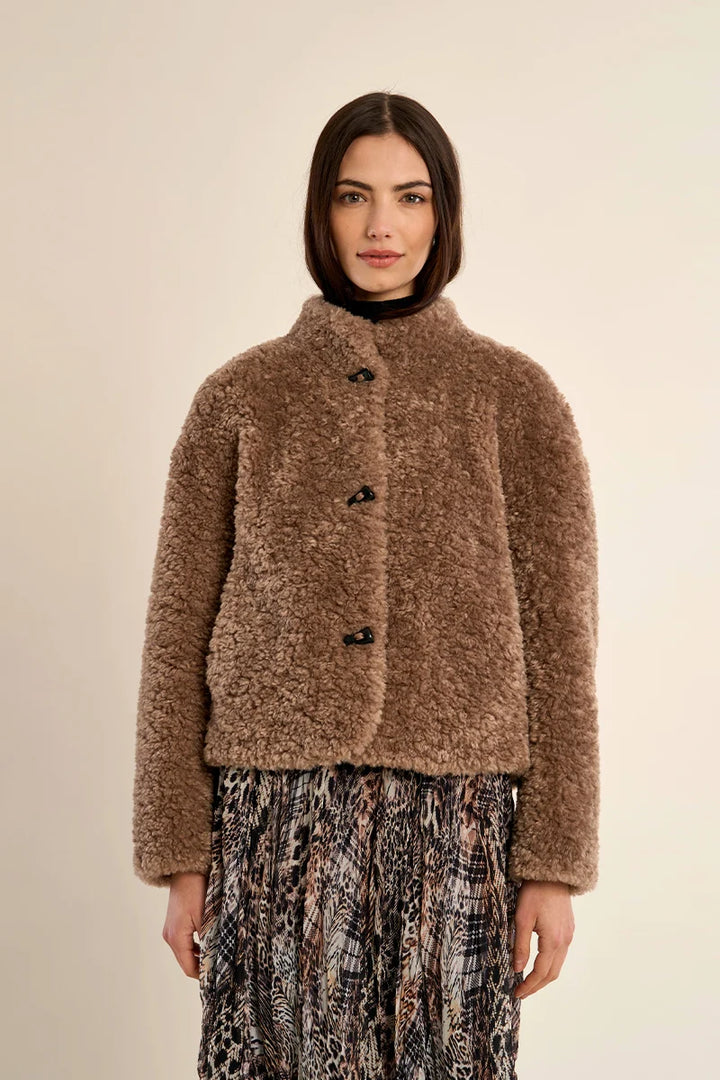 COAT IMITATION SHEEPSKIN SHORT