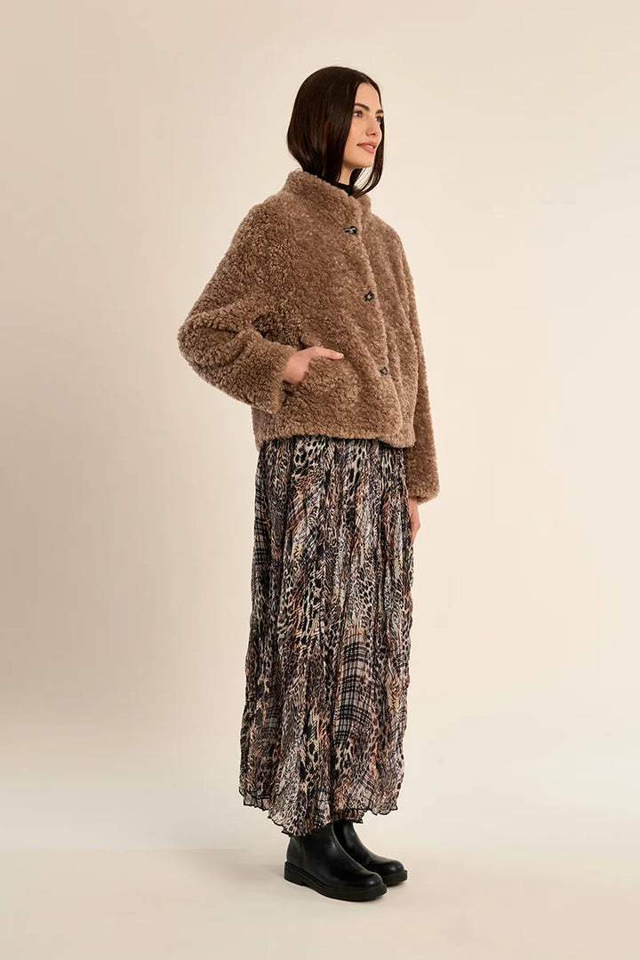 COAT IMITATION SHEEPSKIN SHORT