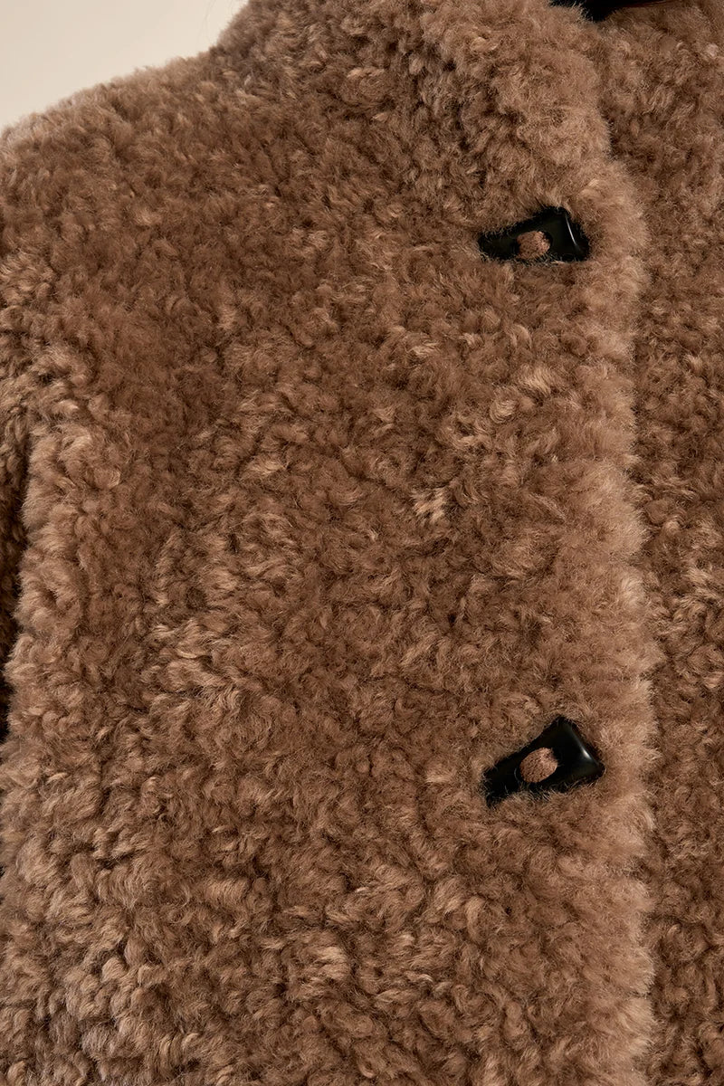 COAT IMITATION SHEEPSKIN SHORT