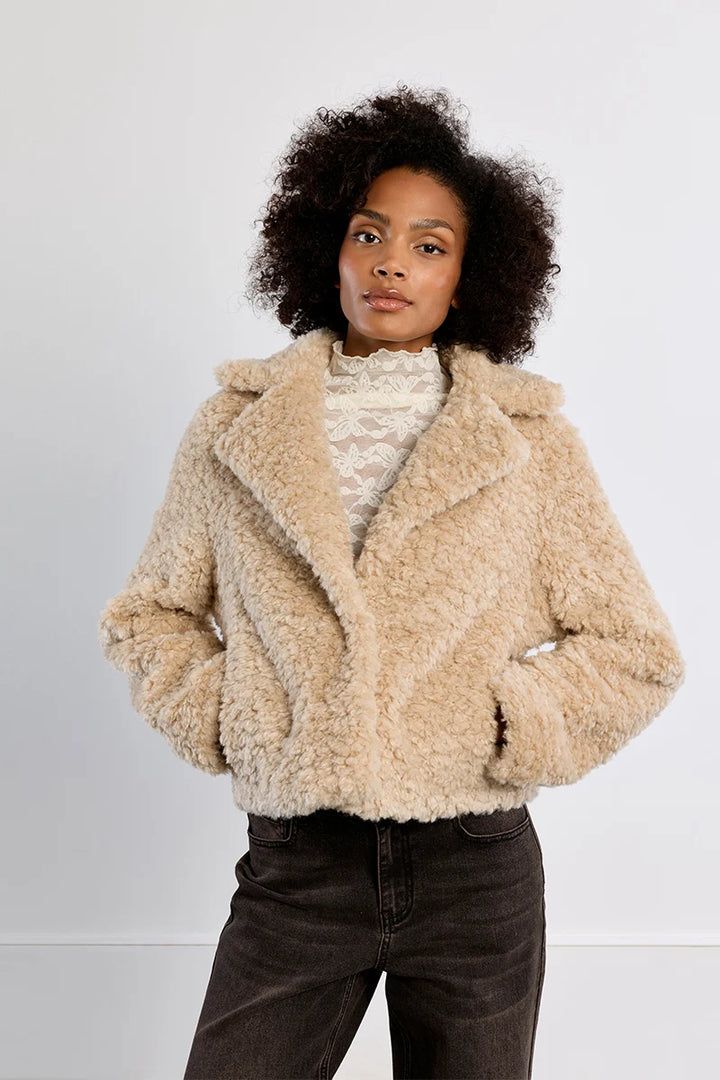 JACKET SHEARLING STRAIGHT