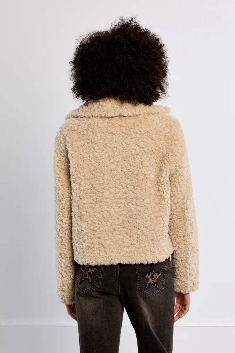 JACKET SHEARLING STRAIGHT