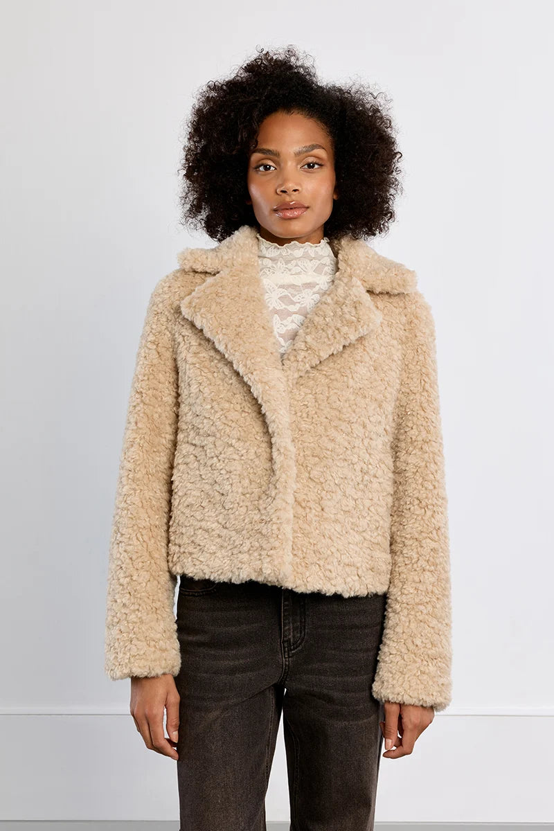 JACKET SHEARLING STRAIGHT