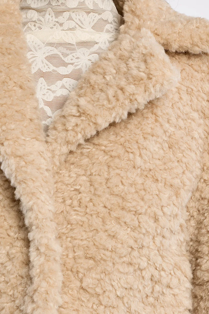 JACKET SHEARLING STRAIGHT