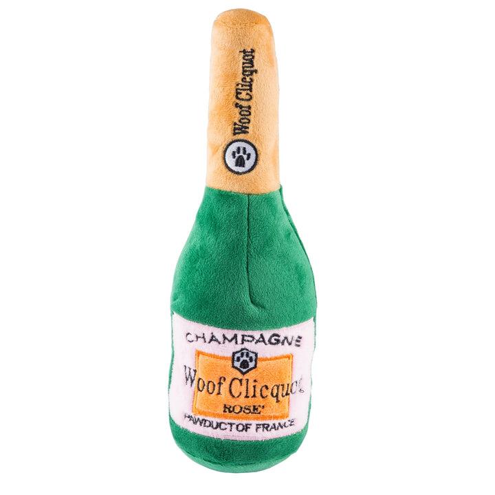 DOG TOY ROSE CHAMPAGNE BOTTLE