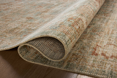 RUG HER AQUA TERRACOTTA 2'X3' #78989