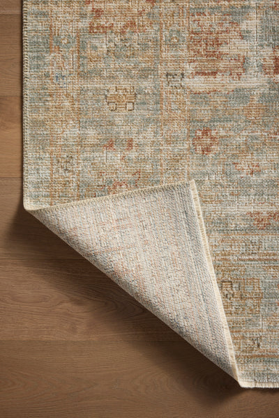 RUG HER AQUA TERRACOTTA 2'X3' #78989