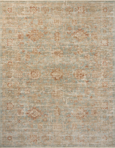 RUG HER AQUA TERRACOTTA 2'X3' #78989