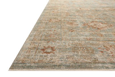 RUG HER AQUA TERRACOTTA 2'X3' #78989