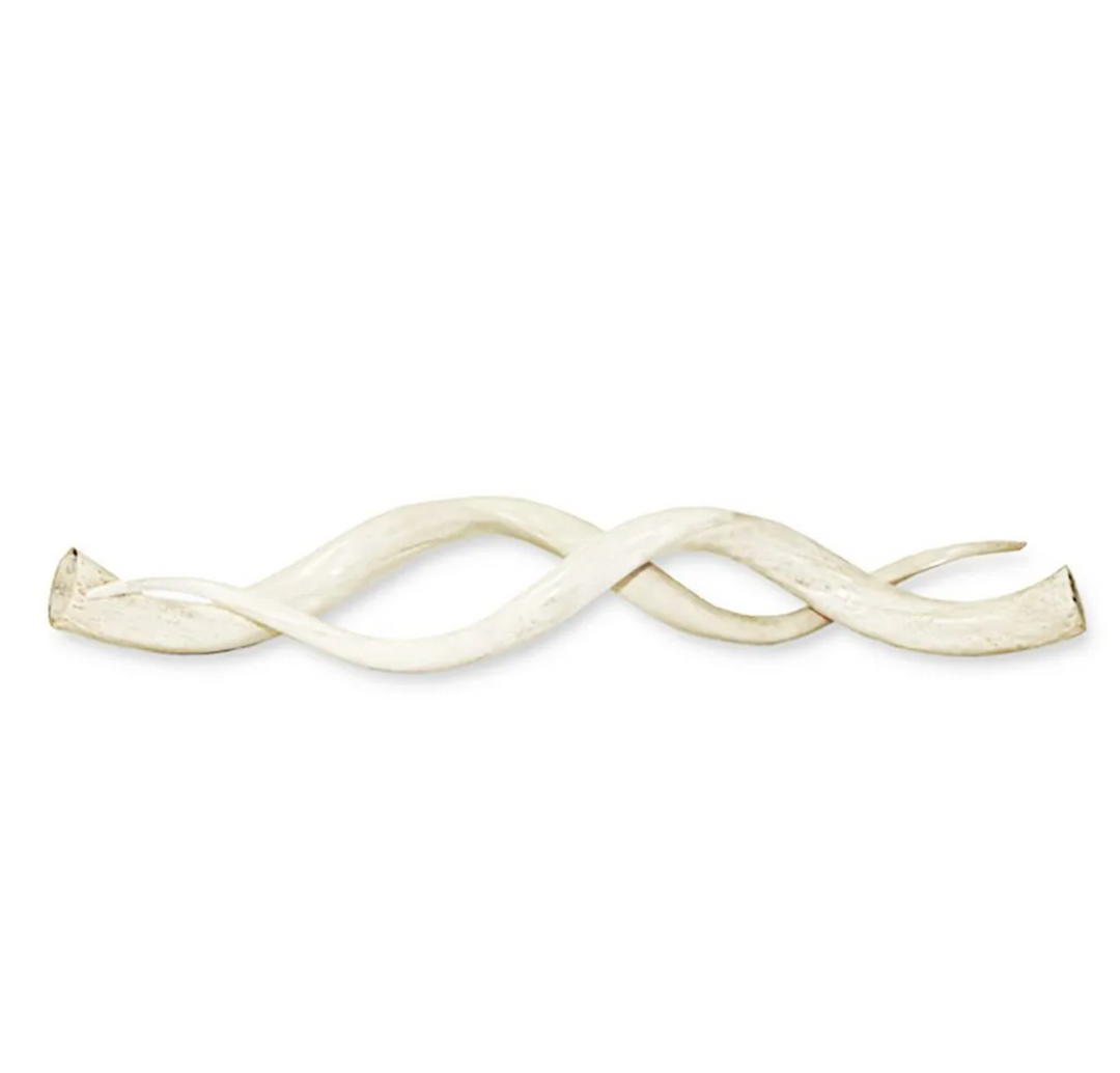 HORNS WHITE LOOSE PAIR KUDU LG