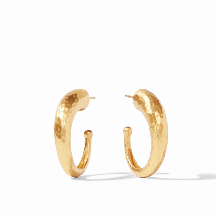 EARRING HOOPS HAMMERED