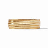 BANGLE STATEMENT HINGE HAVANA GOLD