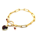 BRACELET HEART TOGGLE
