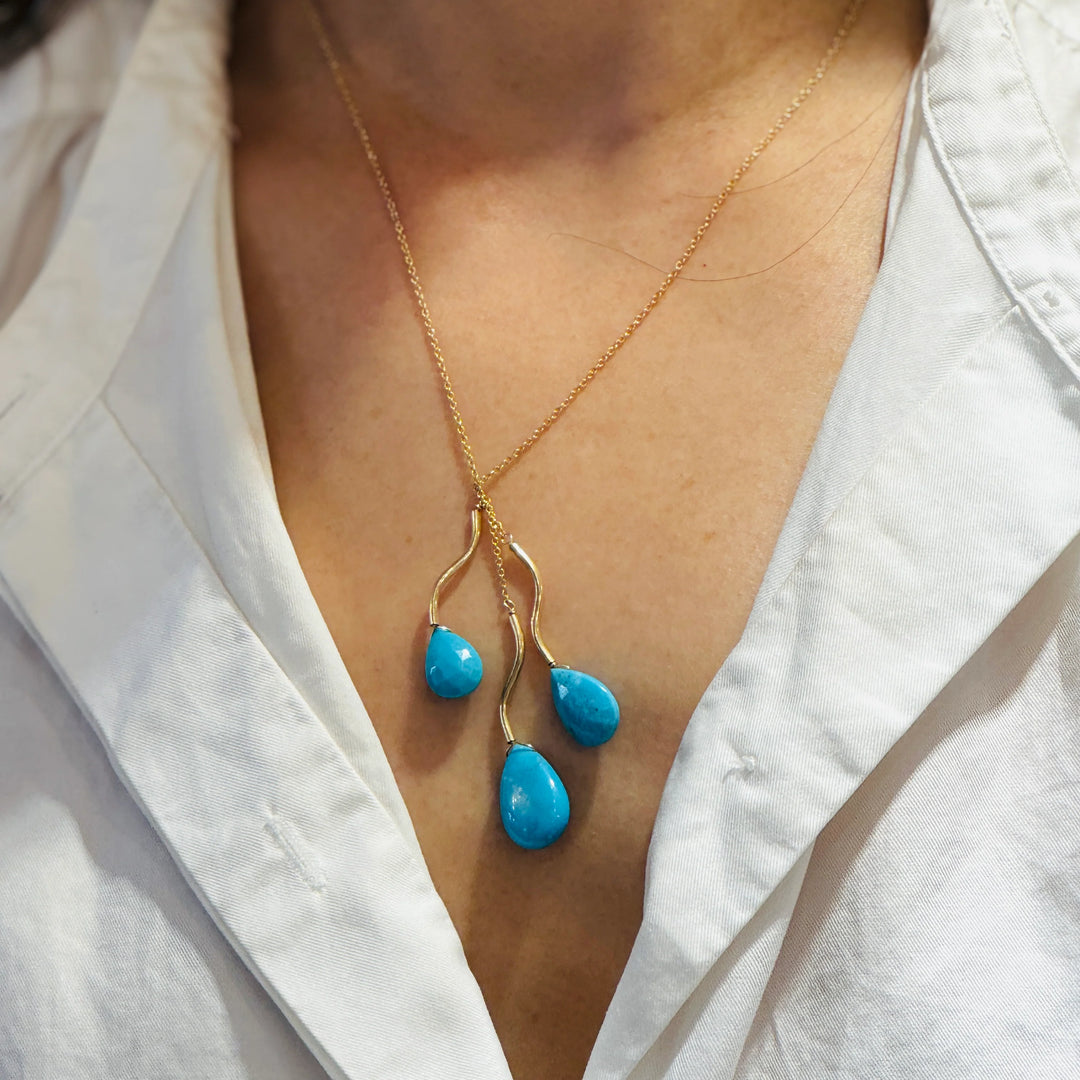 NECKLACE CARNIVAL TURQUOISE