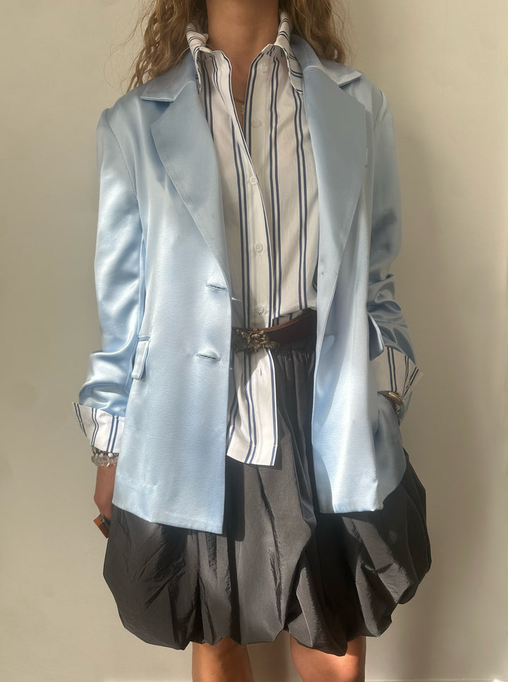 BLAZER FINA CREPE BACK SATIN