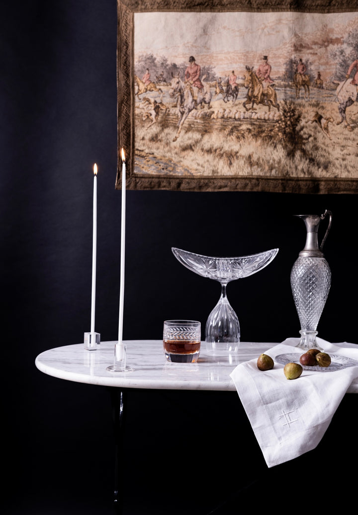 GLASS CUBE BASE SET OF 3