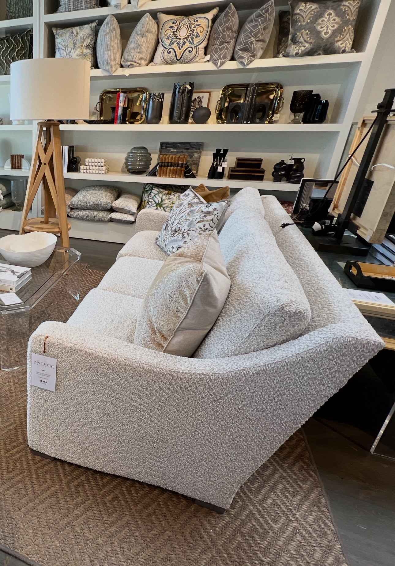SOFA 3 OVER 3 CURVED ARMS #72486