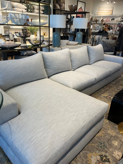 SOFA SECTIONAL 2 PIECE ELLAE IN TURIN LIMESTONE