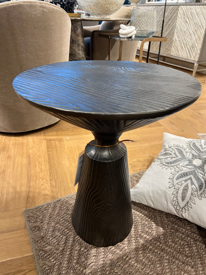 END TABLE GRAPHITE FAUX BOIS (NRD) #58616