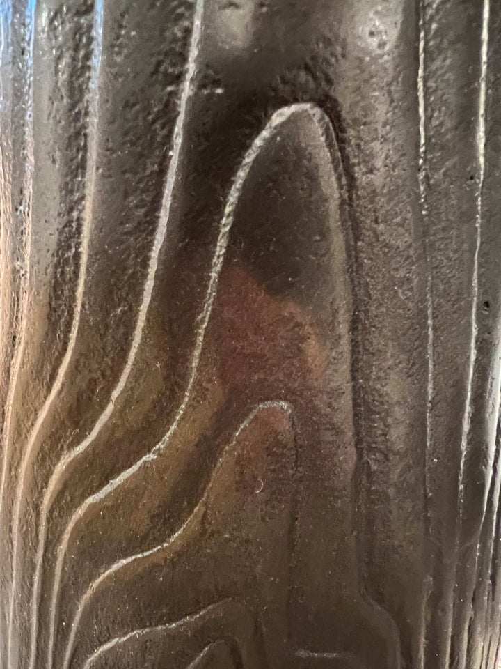 END TABLE GRAPHITE FAUX BOIS (NRD) #58616