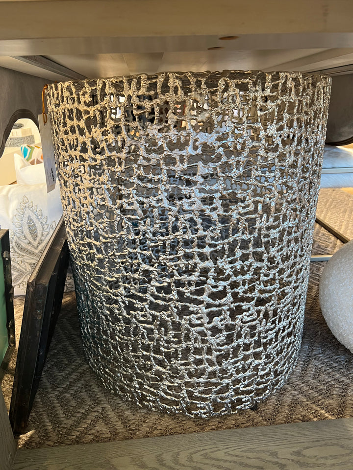 TABLE NICKEL FINISH ROUND #47373