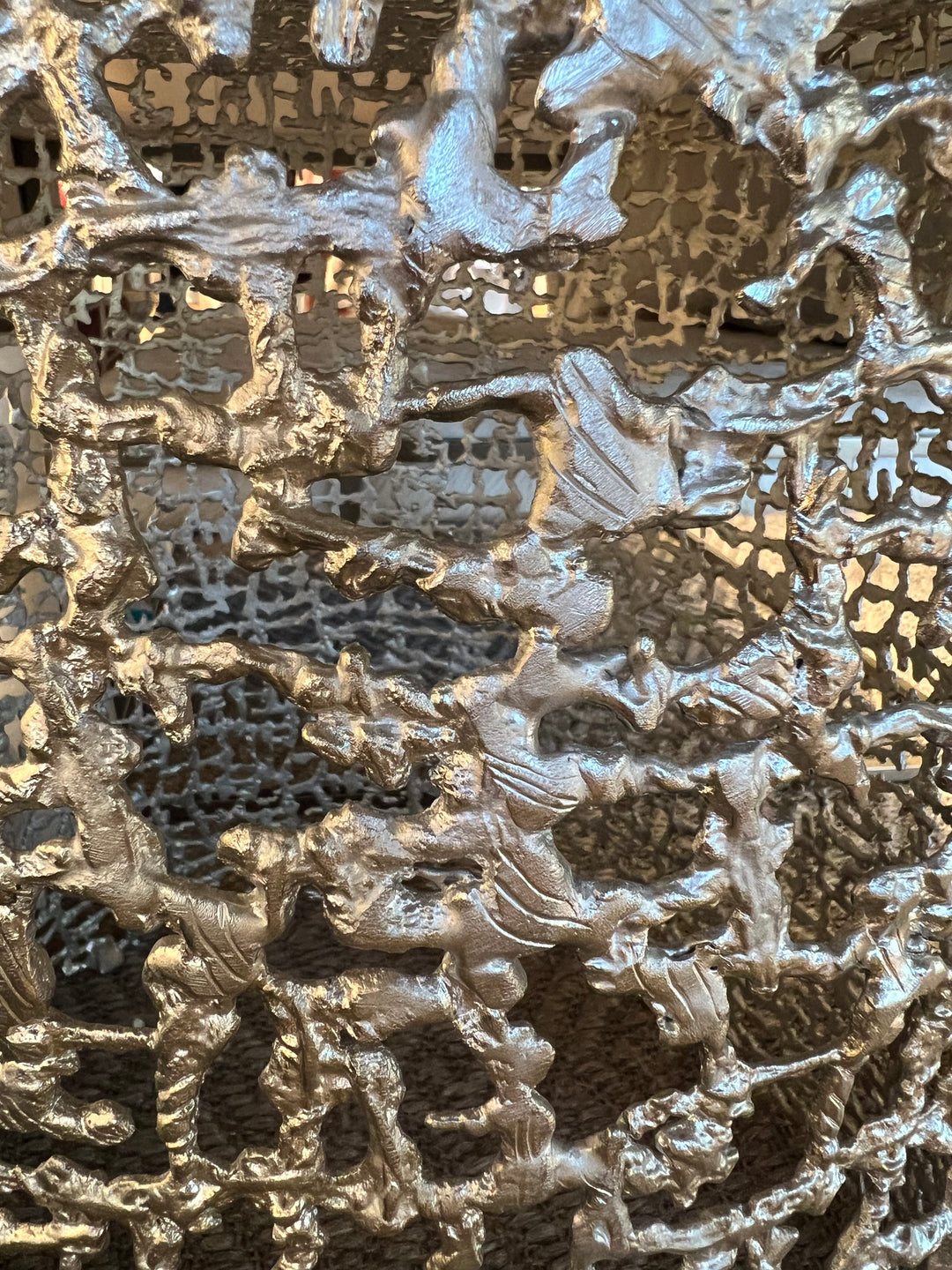 TABLE NICKEL FINISH ROUND #47373