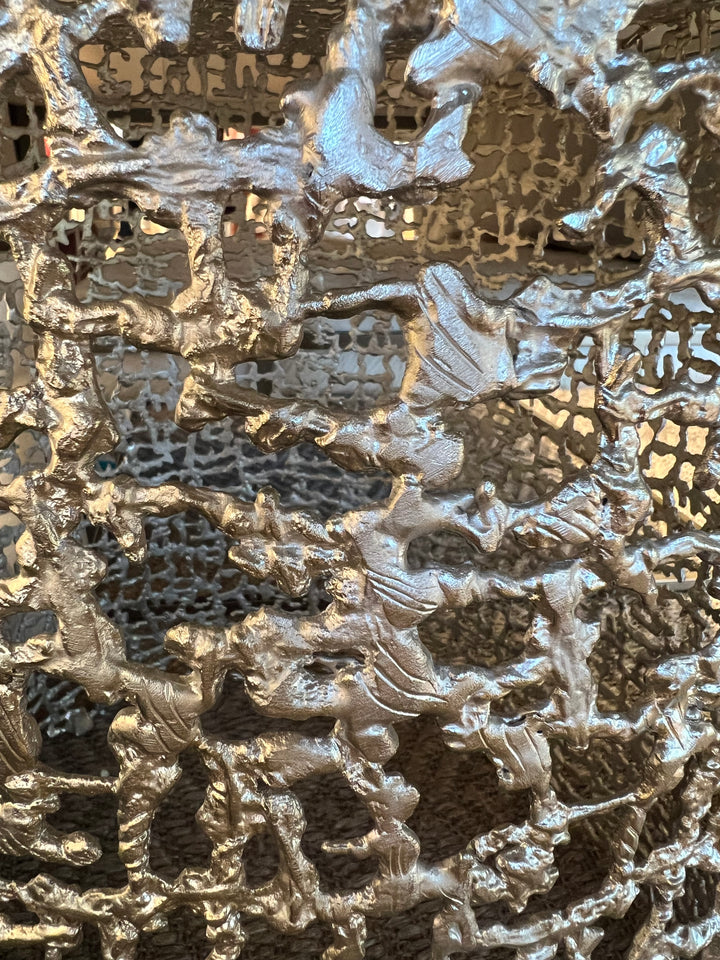 TABLE NICKEL FINISH ROUND #47373