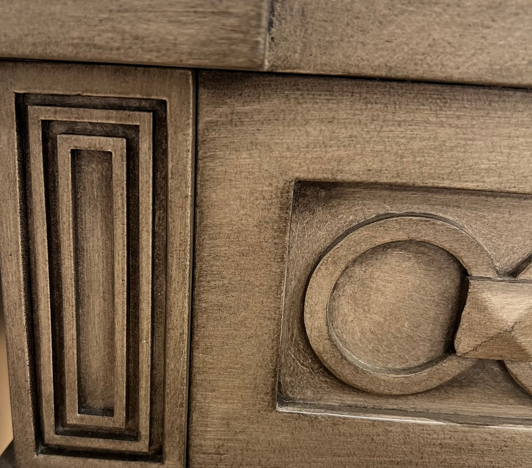 SIDE TABLE BRASS LINKS #53190