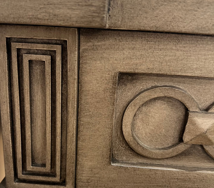 SIDE TABLE BRASS LINKS #53190