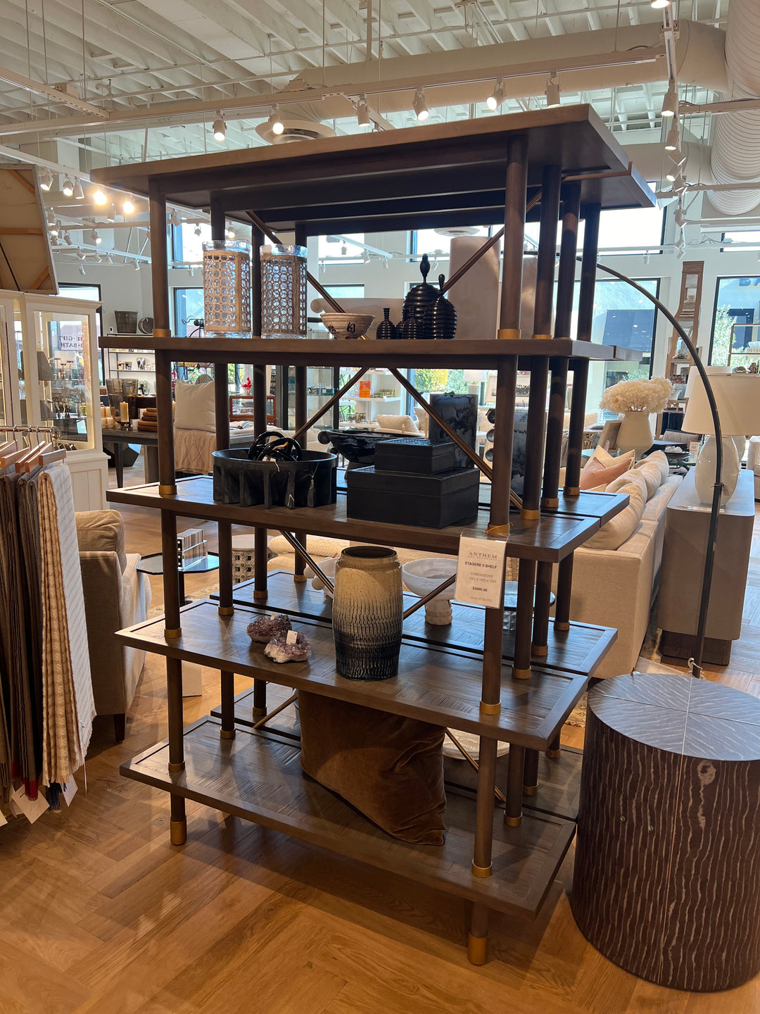 BISCAYNE ETAGERE - MINK GREY #60403