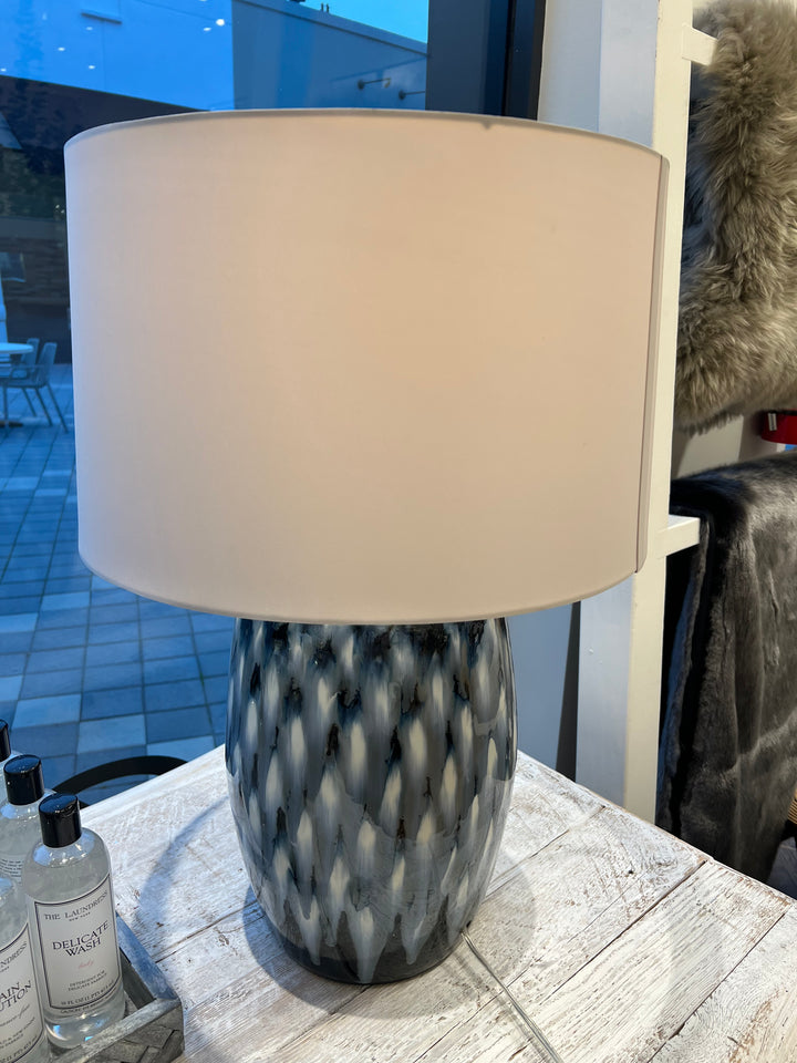 TABLE LAMP MILNER BLUE #66771