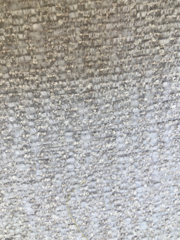 BENCH ACRYLIC LEGS UPH CREAM TOP #78435