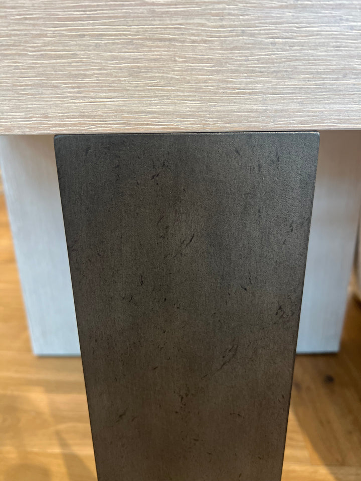 SIDE TABLE WATERFALL BONE WOOD #71786