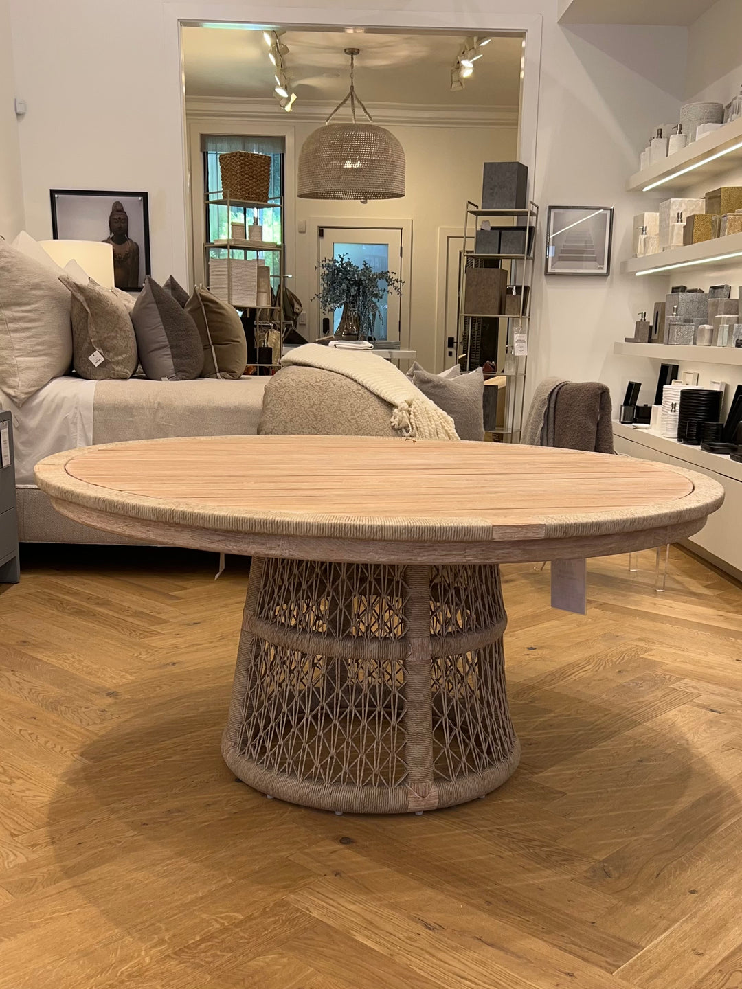 DINING TABLE TEAK WOOD FRAME #47251