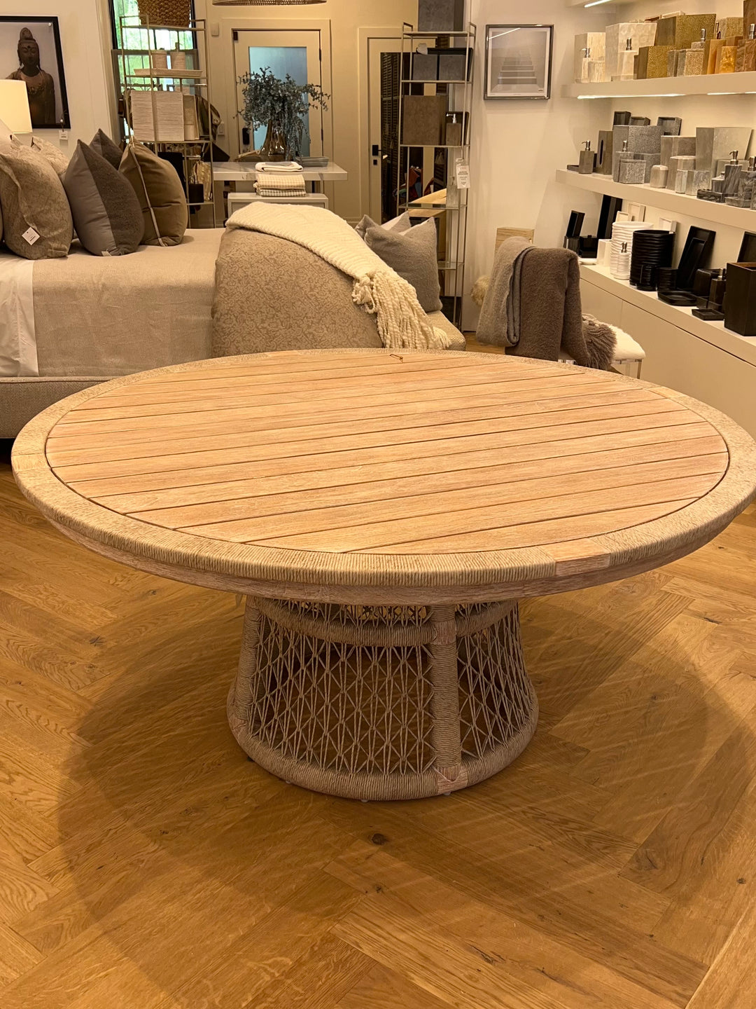 DINING TABLE TEAK WOOD FRAME #47251