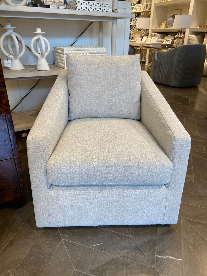 CHAIR SWIVEL BOUCLE BEIGE TAN #71388