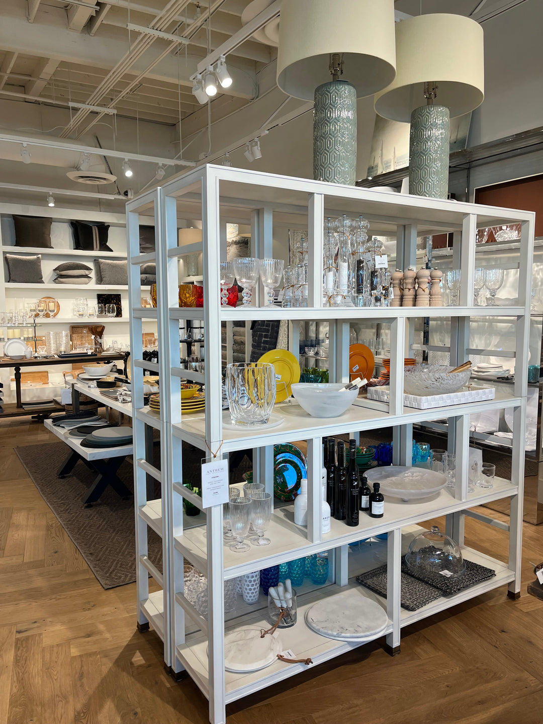 BOOKCASE 10 CUBE SHELVES IN CASA BLANCA FINISH #66194