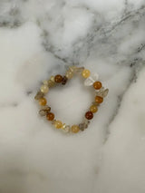 BRACELET BEADS GOLDEN CRYSTAL FAIRY