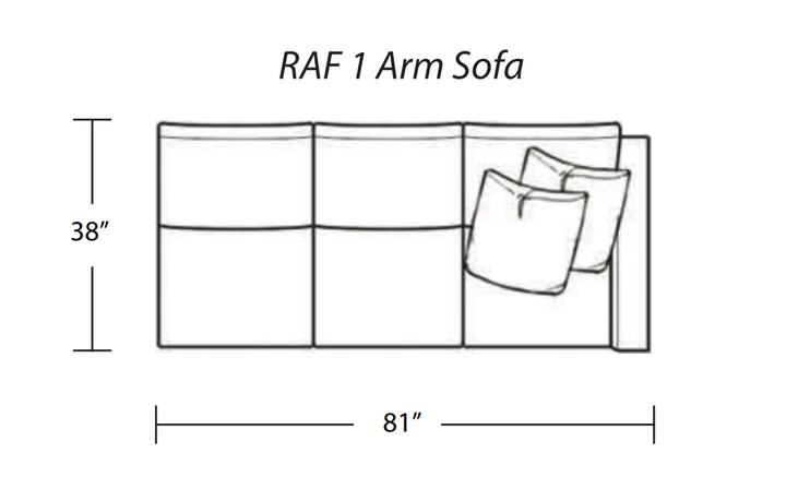 SECTIONAL 2PC JAX IN SOCIAL LINEN #62548