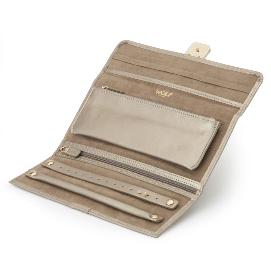 JEWELRY ROLL PEWTER PALERMO #77655