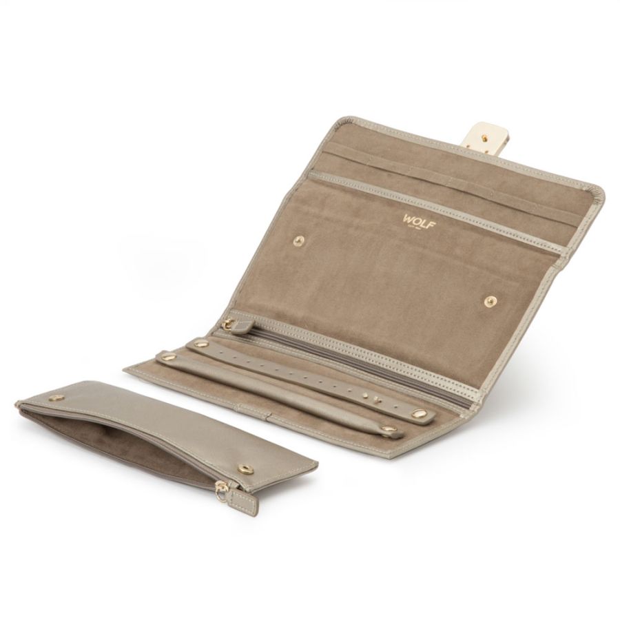 JEWELRY ROLL PEWTER PALERMO #77655