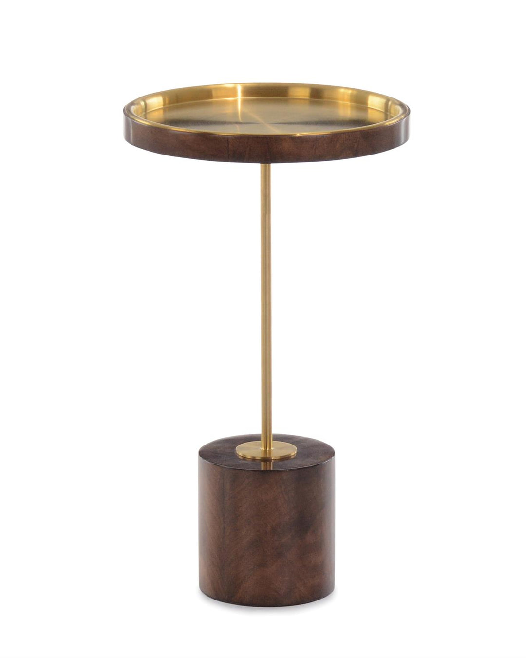 MARTINI TABLE WALNUT CROTCH VENEER TOP RIM
