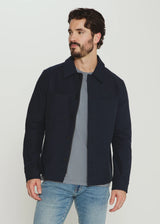 JACKET BARON BUTTON FRONT NAVY
