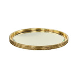 TRAY BRASS RINGED