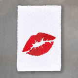 GUEST TOWEL TERRY KISS