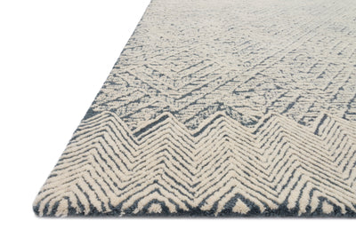 RUG BLUE/IVORY 9X13