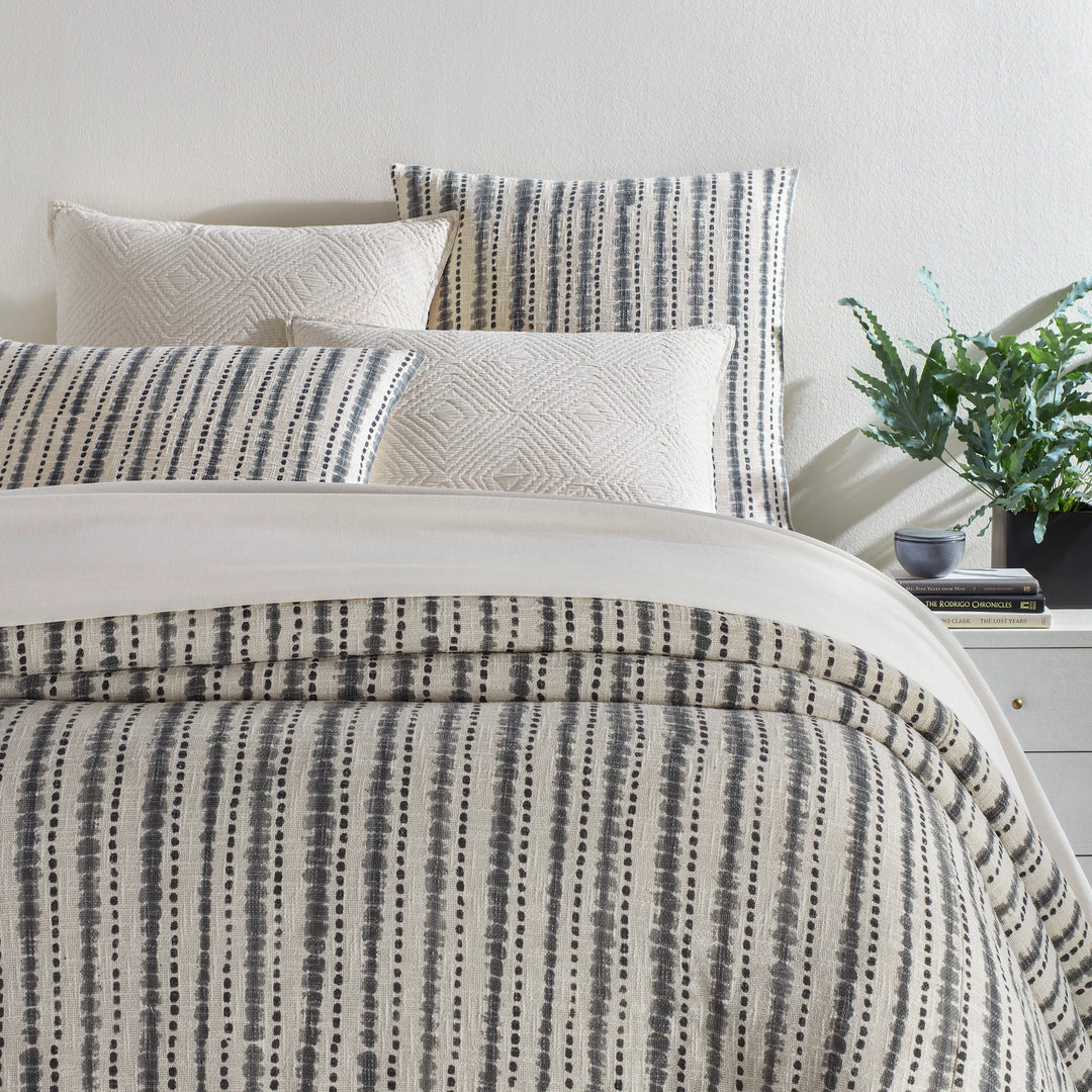 DUVET COVER KELSO GREY (Available in 2 Sizes)