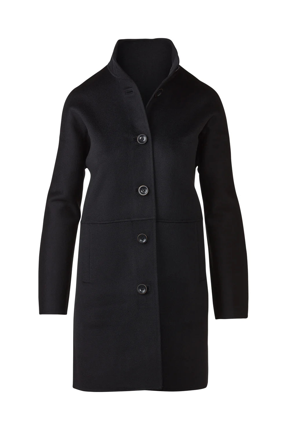 COAT BUTTON MOCK