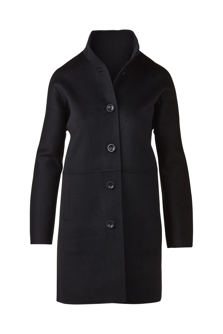 COAT BUTTON MOCK