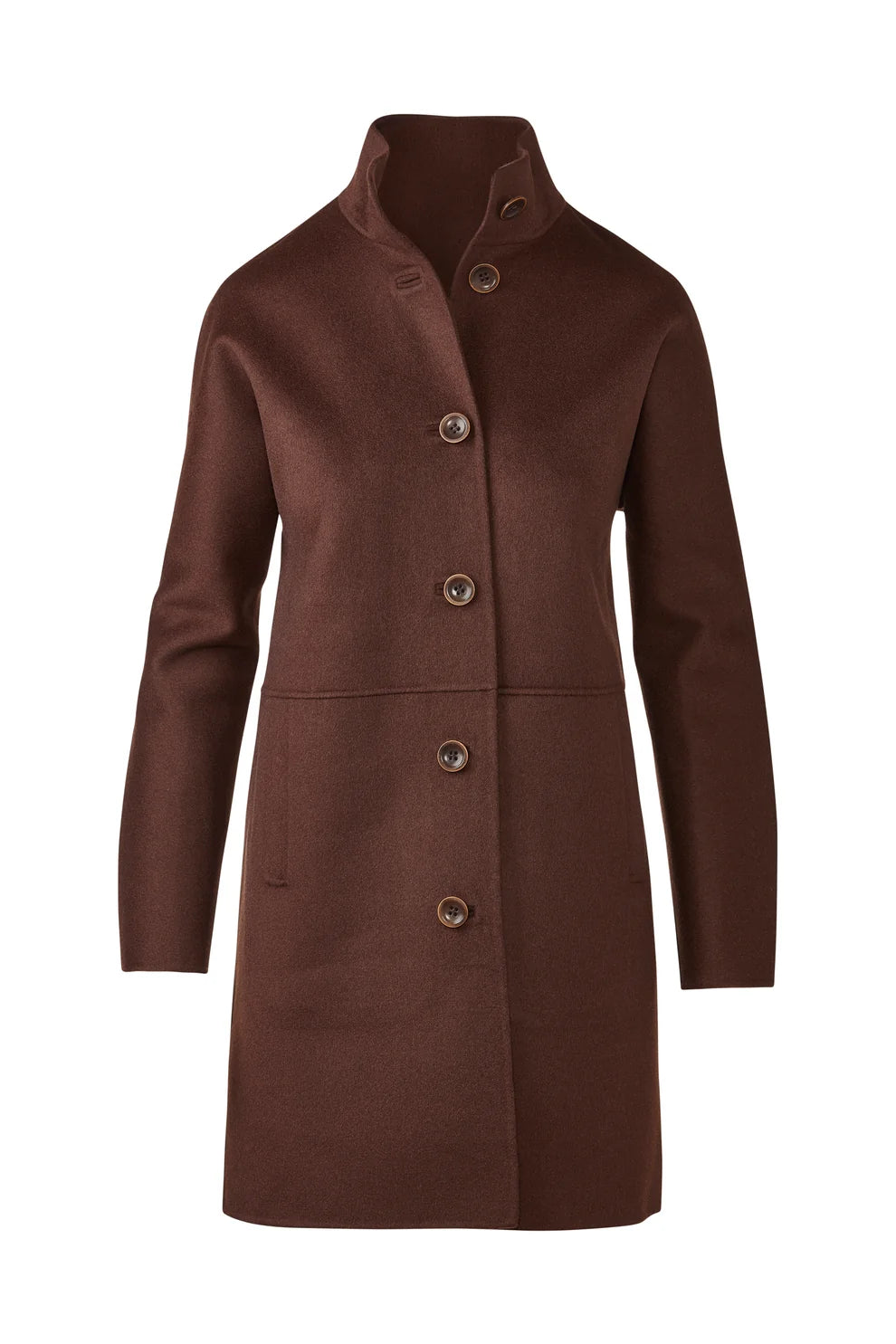 COAT BUTTON MOCK